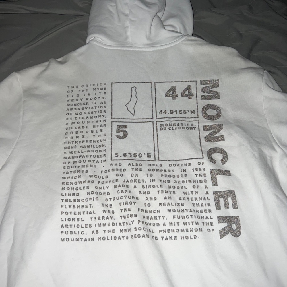 Mens Moncler hoodie!